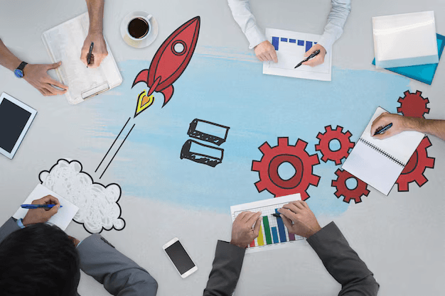 Startup ecosystem collaboration network