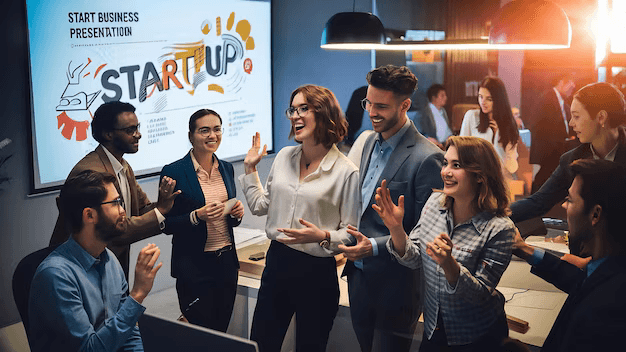 Startup networking event founders investors discussion