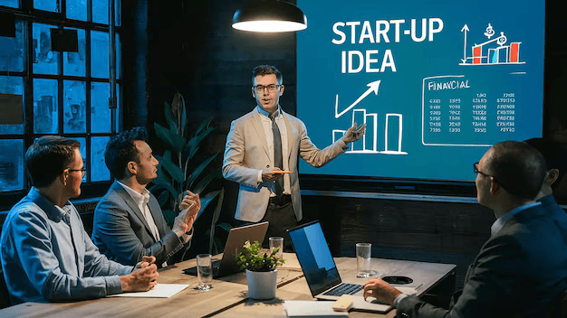 Startup application evaluation panel meeting