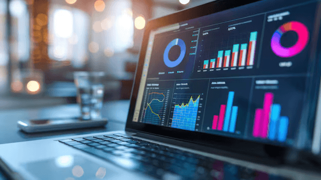 Digital marketing analytics dashboard